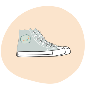 Footsteps for Family Building Car Magnet